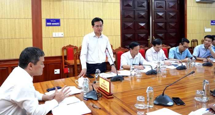 Đại diện lãnh đạo các ngành chức năng phát biểu, trao đổi ý kiến - Ảnh: H.Tr