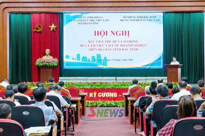 Hội nghị xúc tiến thu hút lao động đến làm việc tại các doanh nghiệp tỉnh Bắc Ninh tổ chức tại xã Mường La.