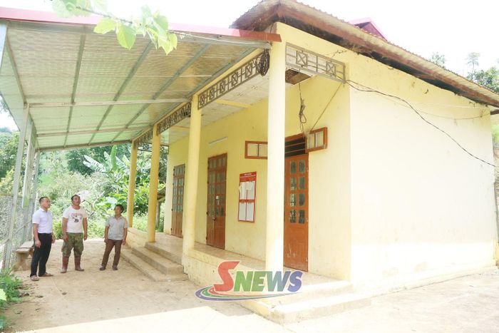 Nhà văn hóa bản Đoàn Kết, xã Phiêng Khoài.