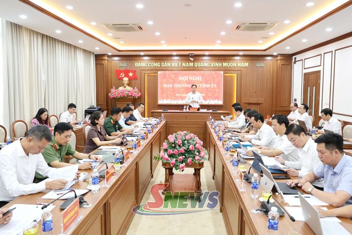 Hội nghị Ban Thường vụ Tỉnh ủy.