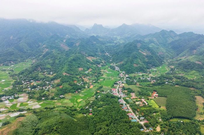  Diện mạo xã Yên Nguyên sau sáp nhập. 
