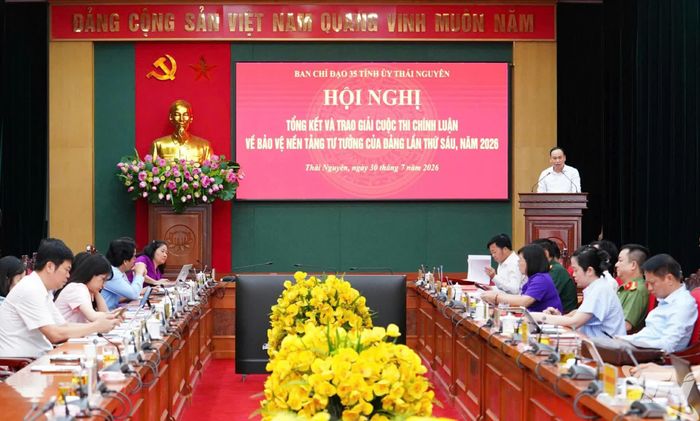 Quang cảnh Hội nghị tổng kết và trao giải Cuộc thi.