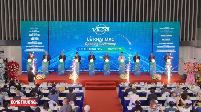 Lễ Khai mạc Triển lãm Quốc tế Logistics Việt Nam lần thứ 4 (VILOG 2026) diễn ra tại Trung tâm Hội nghị và Triển lãm Sài Gòn (SECC), Thành phố Hồ Chí Minh ngày 30/7/2026.