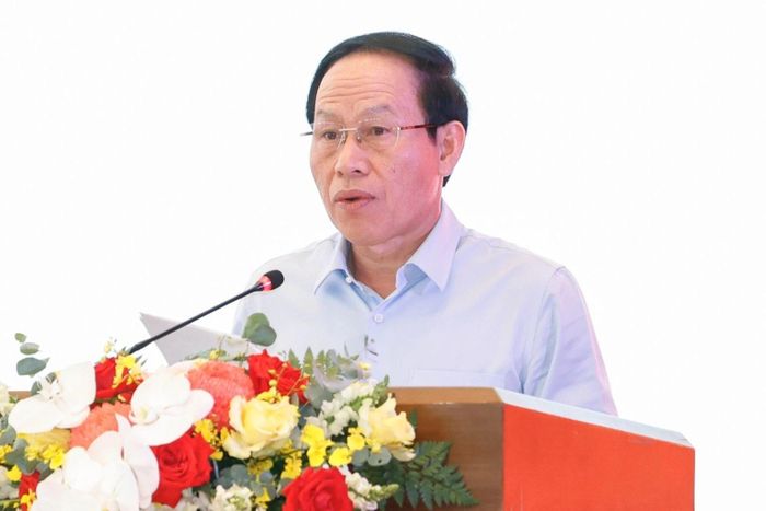 Phó Thủ tướng Chính phủ Lê Tiến Châu phát biểu tại Diễn đàn.