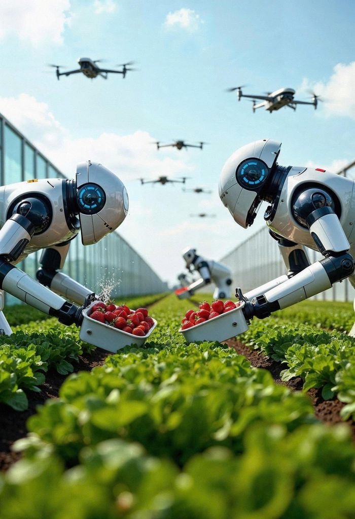 Robot giúp tăng tốc độ và đảm bảo an toàn thực phẩm khi thực hiện các công việc lặp đi lặp lại, đảm bảo vệ sinh như phân loại, cắt, chiết rót, đóng gói, gắp và đặt hàng, và xếp pallet. Con người có thể thiếu chính xác và có nguy cơ nhiễm bẩn cao hơn, trong khi robot thực hiện chính xác và không gây ô nhiễm.