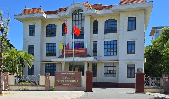 Trụ sở Ban QLDA Đầu tư xây dựng tỉnh Quảng Trị trên đường Trần Quang Khải, phường Đồng Hới.