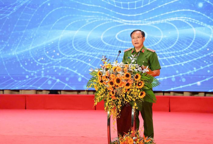 Thượng tướng Nguyễn Văn Long phát biểu tại buổi lễ.