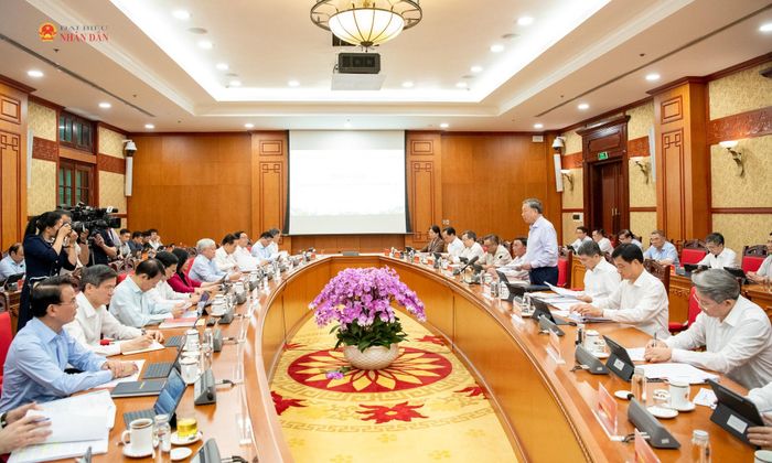 Tổng Bí thư, Chủ tịch nước Tô Lâm phát biểu tại Phiên họp