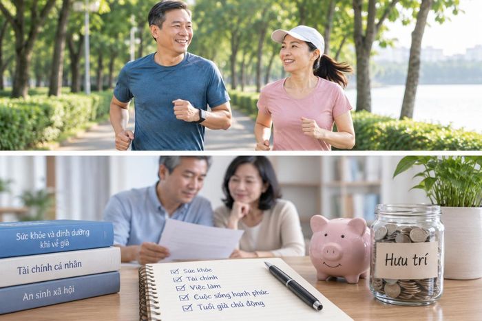Chuẩn bị cho tuổi già, do đó, không chỉ là dành một khoản tiền tiết kiệm mà còn là duy trì năng lực thể chất, sức khỏe tinh thần...