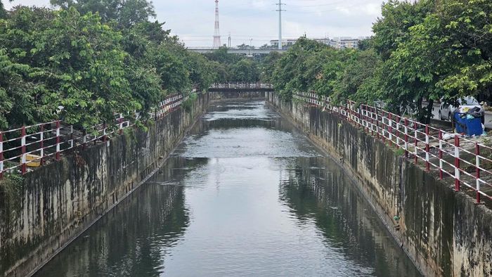 Suối Nhum chảy qua phường Linh Xuân ngày trước nước đen ngòm, hôi thối, sau khi cải tạo nguồn nước đã sạch hơn.