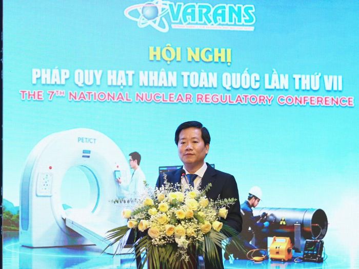 Cục trưởng VARANS Nguyễn Hoàng Linh phát biểu tại hội nghị.