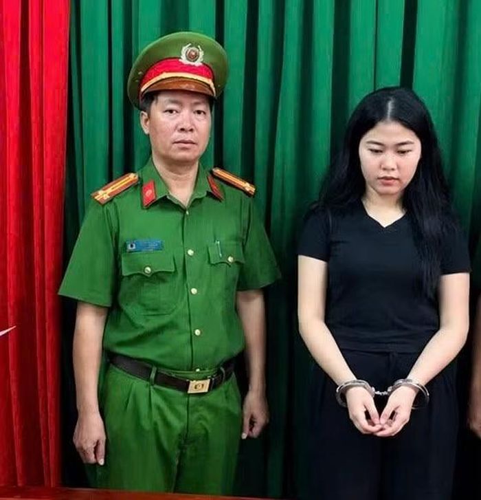 Đối tượng Trần Thị Thanh Nguyên bị bắt giữ.