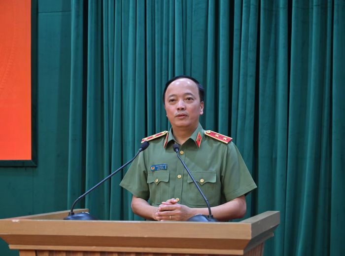 Thứ trưởng Đặng Hồng Đức phát biểu tại hội nghị.