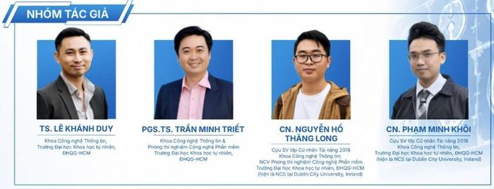 Nhóm tác giả của sáng chế "Annotation of Slice Images in Volumetric Medical Images". Ảnh: VNUHCM