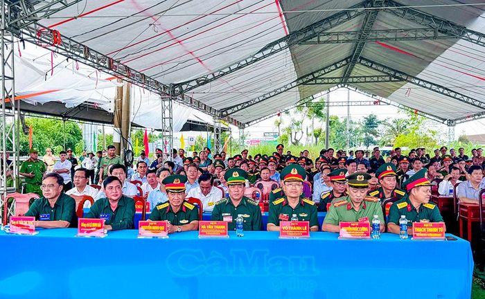 Đại biểu tham dự buổi diễn tập.