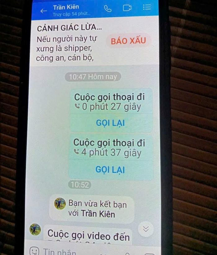 Đối tượng giả danh công an để lừa đảo. Ảnh: CACC.