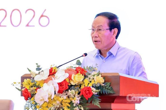 Phó Thủ tướng Chính phủ Lê Tiến Châu phát biểu tại Diễn đàn.