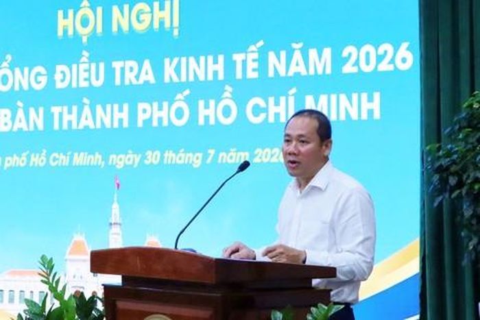 Ông Nguyễn Khắc Hoàng, Trưởng Thống kê TPHCM phát biểu 