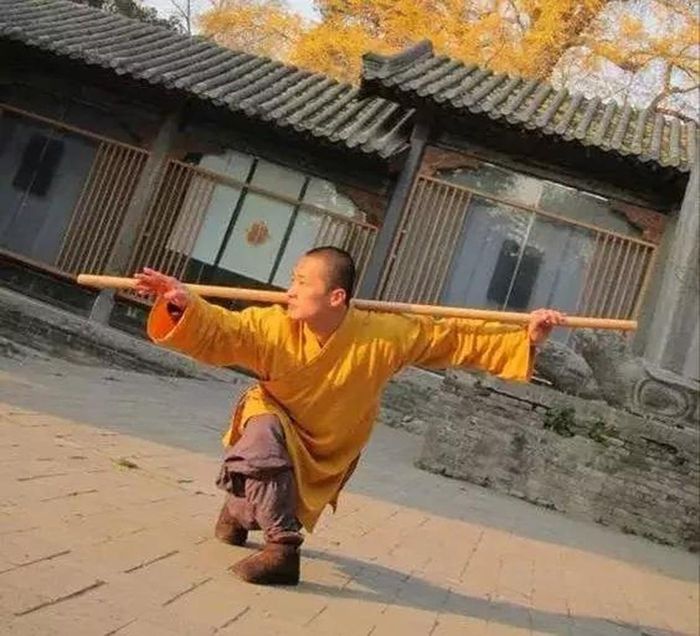 Côn pháp Thiếu Lâm có quá trình hình thành và phát triển lâu đời - Ảnh: Sohu