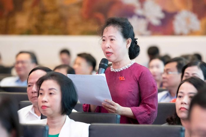 Đại biểu phát biểu tại diễn đàn. Ảnh: media.quochoi.vn