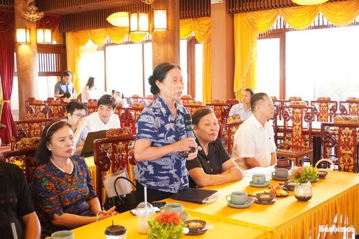 Hội nghị ghi nhận nhiều ý kiến trao đổi, chia sẻ của các HTX. Ảnh: Lê Dung.
