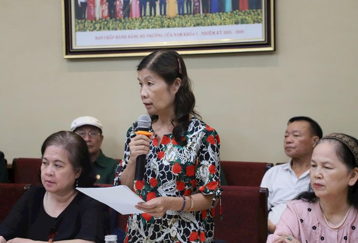 Đại biểu nêu ý kiến tại tọa đàm. Ảnh: PV