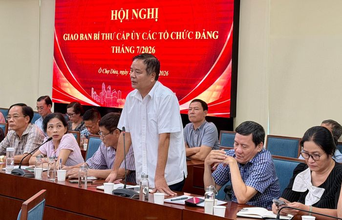 Đại biểu phát biểu tại hội nghị. Ảnh: Võ Giang