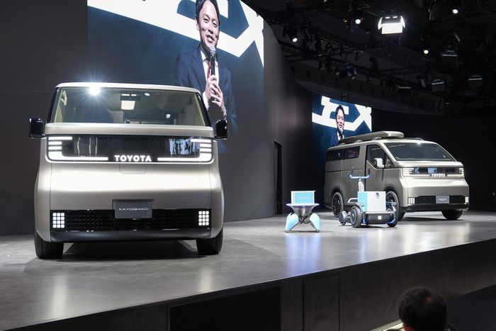 Các mẫu xe Toyota mới tại Triển lãm Di chuyển Nhật Bản. Ảnh: Hoàng Linh