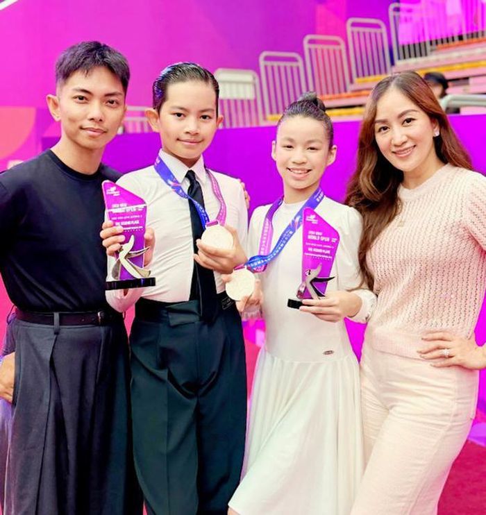 Kubi là thần đồng dancesport Việt Nam. 
