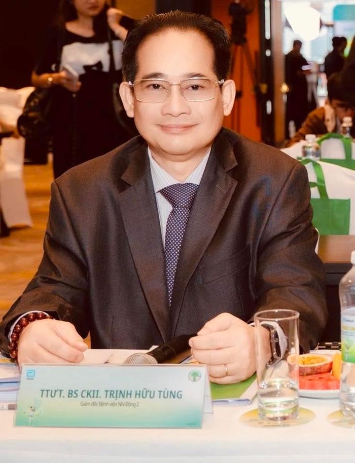 TTƯT - BS.CK2. Trịnh Hữu Tùng – Giám đốc Bệnh viện Nhi Đồng 2. Ảnh: N.Tâm
