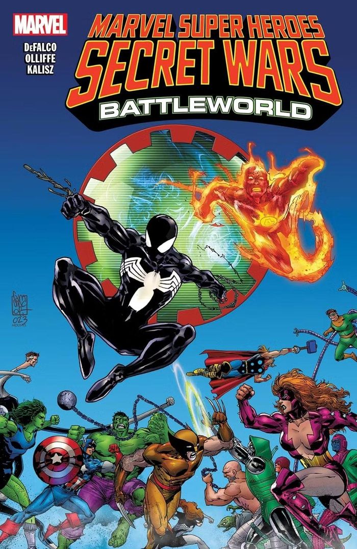 Sự kiện Battleworld cũng là dịp để Người Nhện ra mắt bộ đấu phục đen.