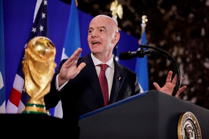  43% số phiếu bầu ở đại hội FIFA đã phản đối kế hoạch của Infantino. Ảnh: Reuters. 