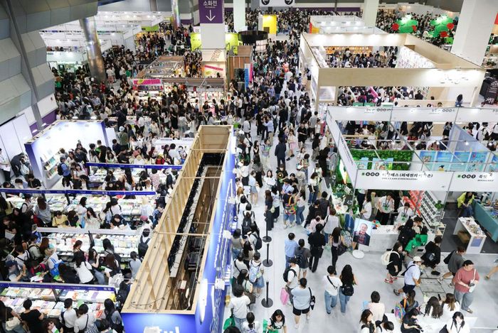 Hội chợ Sách Quốc tế Seoul 2026 diễn ra tại Coex ở Samseong-dong, phía nam Seoul, vào ngày 24/6. Ảnh: Yonhap.