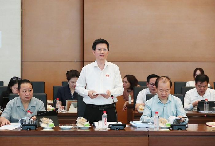 Các đại biểu phát biểu tại phiên họp