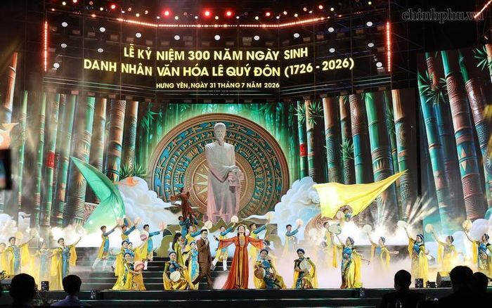 Một tiết mục trong chương trình nghệ thuật đặc biệt Rạng rỡ văn hiến Việt Nam - Ảnh: VGP/Phương Nguyên