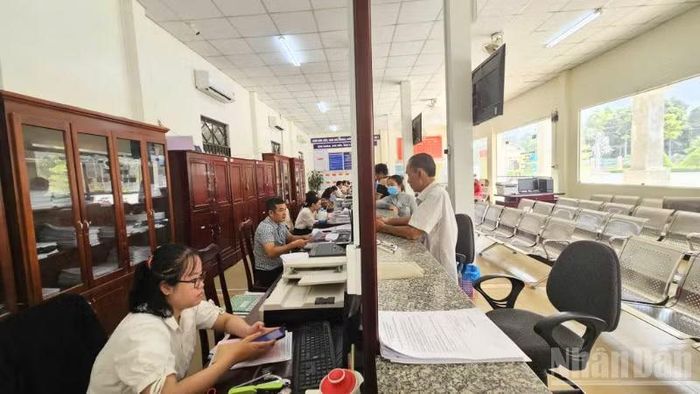 Trung tâm Phục vụ hành chính công xã Hiệp Hưng, thành phố Cần Thơ được đầu tư khang trang.