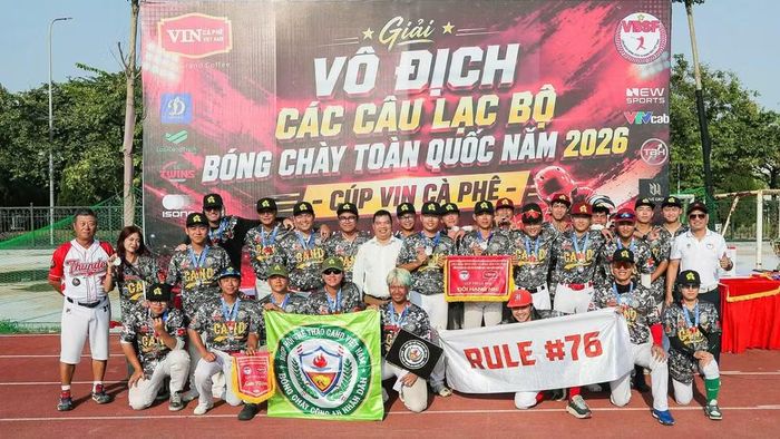 Câu lạc bộ bóng chày Công an nhân dân giành ngôi Á quân.
