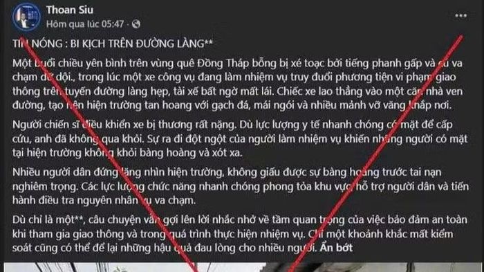 Thông tin lan truyền trên mạng xã hội.