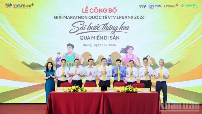 Lễ công bố Giải Marathon quốc tế VTV LPBank 2026.