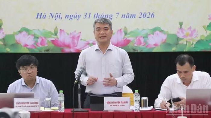 Thứ trưởng Tư pháp Nguyễn Thanh Tú.