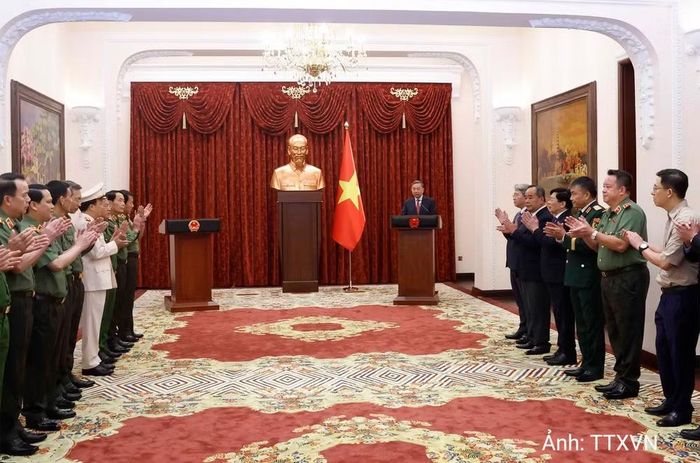 Tổng Bí thư, Chủ tịch nước Tô Lâm phát biểu giao nhiệm vụ.