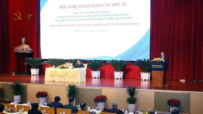 Hội nghị Ngoại giao lần thứ 32. Ảnh: TTXVN