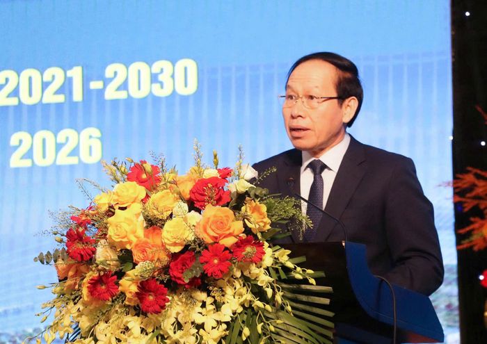 Phó Thủ tướng Lê Tiến Châu phát biểu tại hội nghị