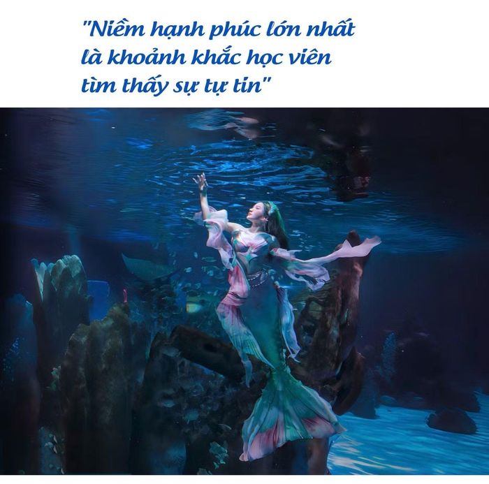 - Khi hướng dẫn học viên, điều chị mong muốn họ nhận được sau khóa học là gì, ngoài việc thành thạo các kỹ năng dưới nước?