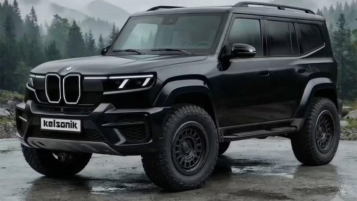 Một bản dựng thiết kế SUV địa hình của BMW. Ảnh: Autoblog