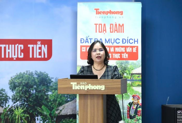 Bà Đoàn Thị Thanh Mỹ, Phó Cục trưởng Cục Quản lý đất đai (Bộ Nông nghiệp và Môi trường).