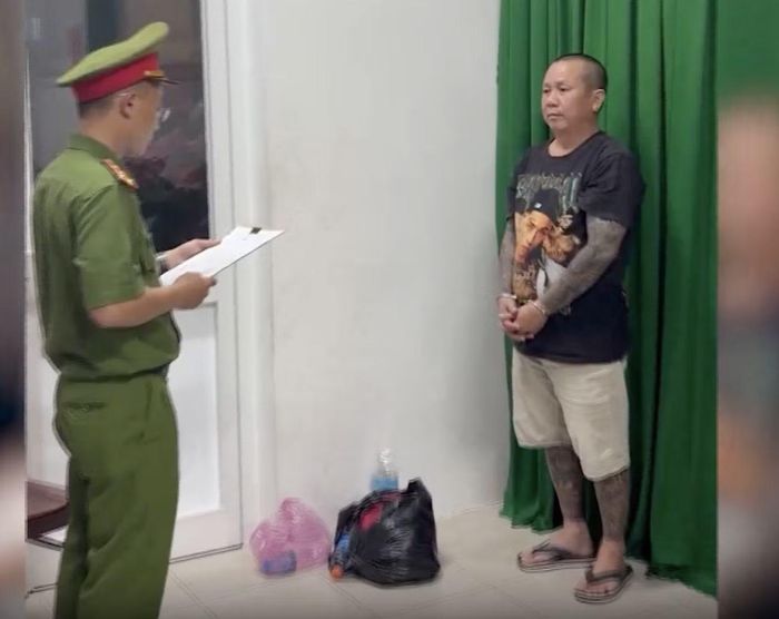 Cơ quan Cảnh sát điều tra Công an tỉnh Khánh Hòa thi hành lệnh bắt khẩn cấp đối tượng Nguyễn Công Thành.