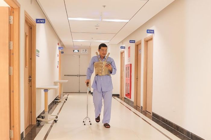 Anh Thái luôn lạc quan, truyền năng lượng tích cực để quên đi bệnh tât. Ảnh: D. Ly.