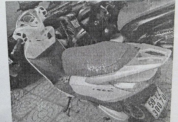 Xe Honda Lead màu trắng, biển kiểm soát 59P2-300.70.