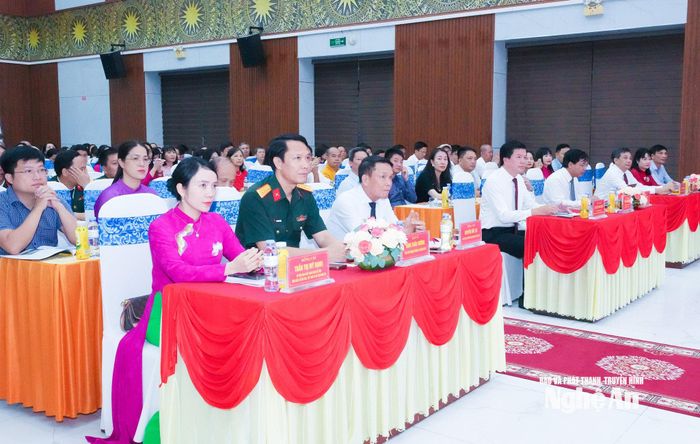 Các đại biểu Hội Nhà báo Việt Nam và tỉnh tham dự Đại hội. Ảnh: Mai Hoa